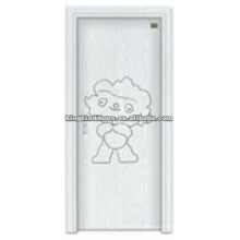 Baño de PVC puerta MDF con lámina de PVC JKD-8015 fácil de instalar y favorable al medio ambiente